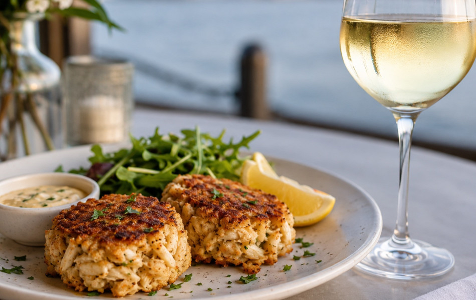 Citrus–Herb Crab Cakes